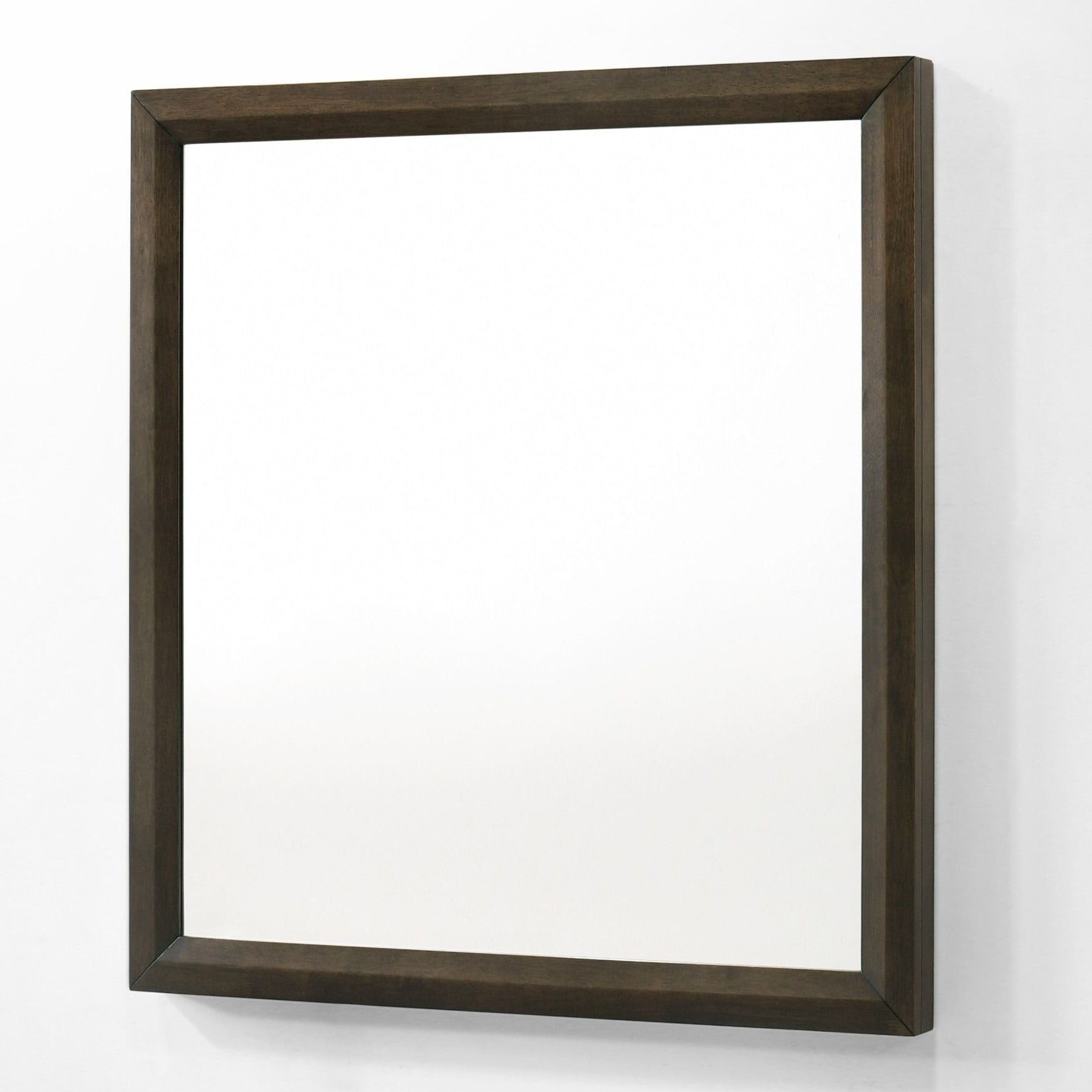 Manhattan - Contemporary Brown Oak Mirror - image 3