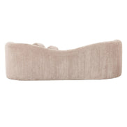 Calico - Contemporary Beige Weave Fabric 3-Seat Sofa - image 2