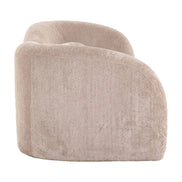 Calico - Contemporary Beige Weave Fabric 3-Seat Sofa - image 5