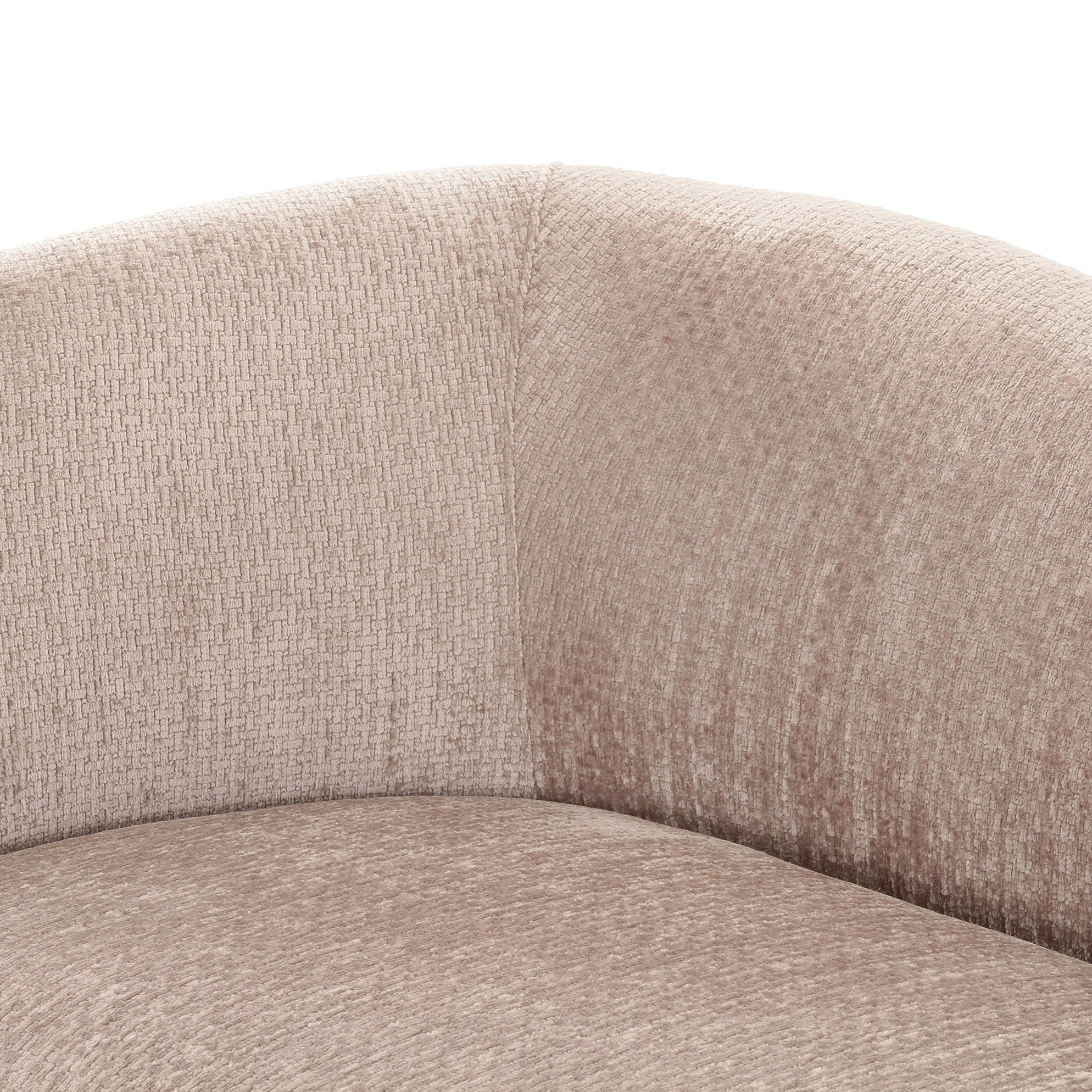 Calico - Contemporary Beige Weave Fabric 4-Seat Sofa - image 3