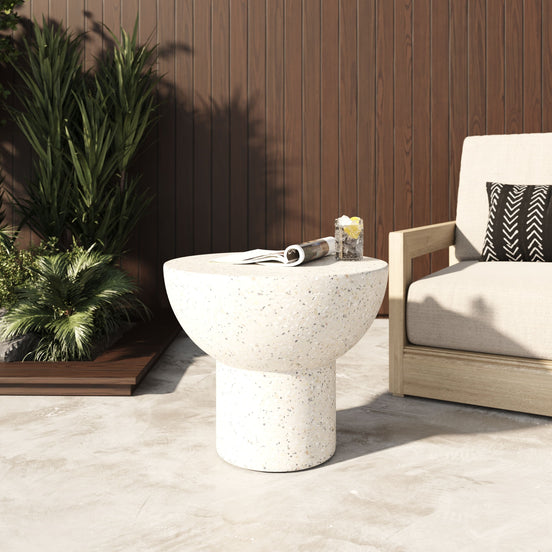 Fate - Modern Terrazzo Concrete End Table
