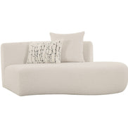 Weldon - Modern Off-White Fabric Curved Sectional Sofa - image 5