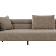Plume - Modern Brown Fabric Sectional Sofa - image 3