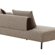 Plume - Modern Brown Fabric Sectional Sofa - image 5