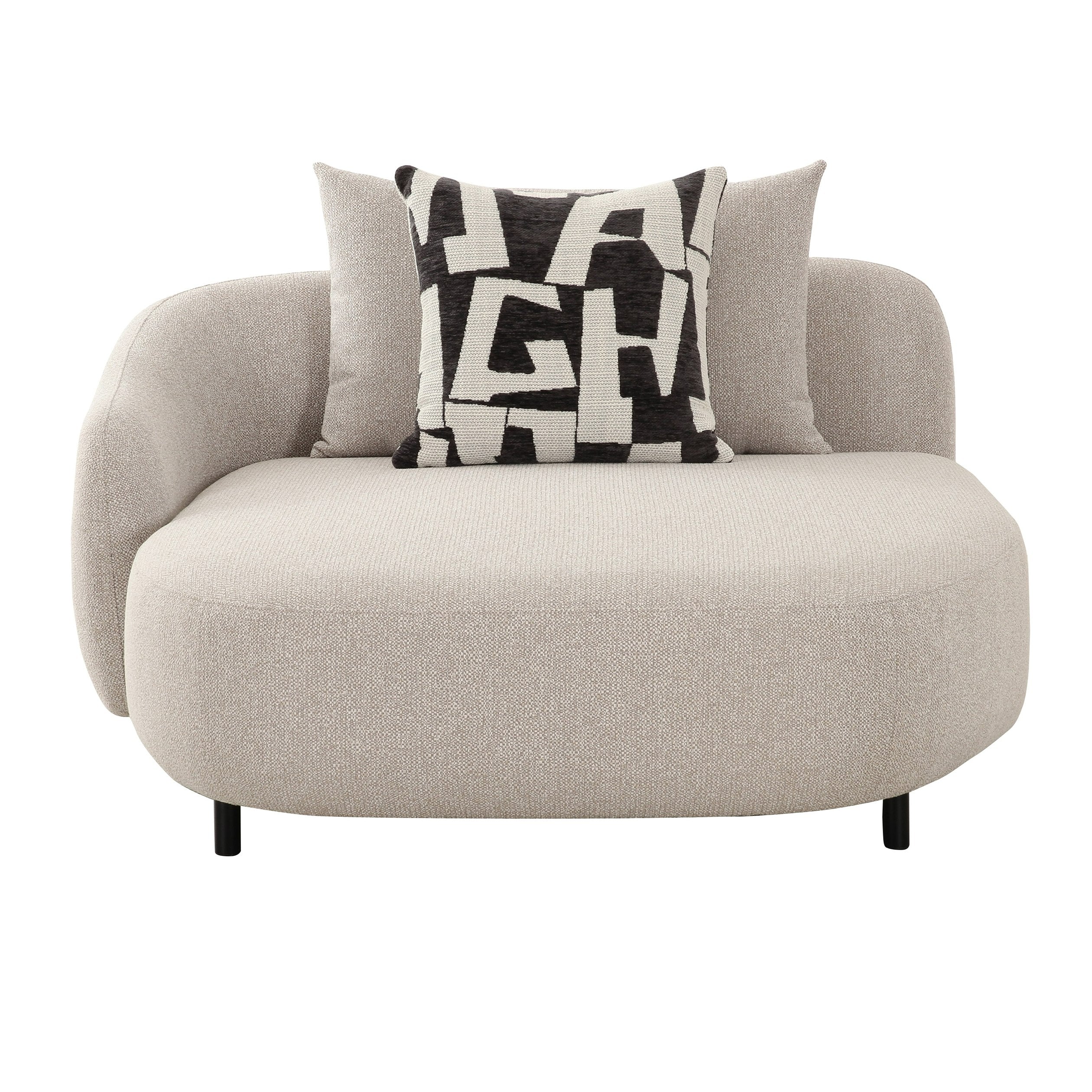 Marge - Contemporary Beige Sectional Sofa - image 3