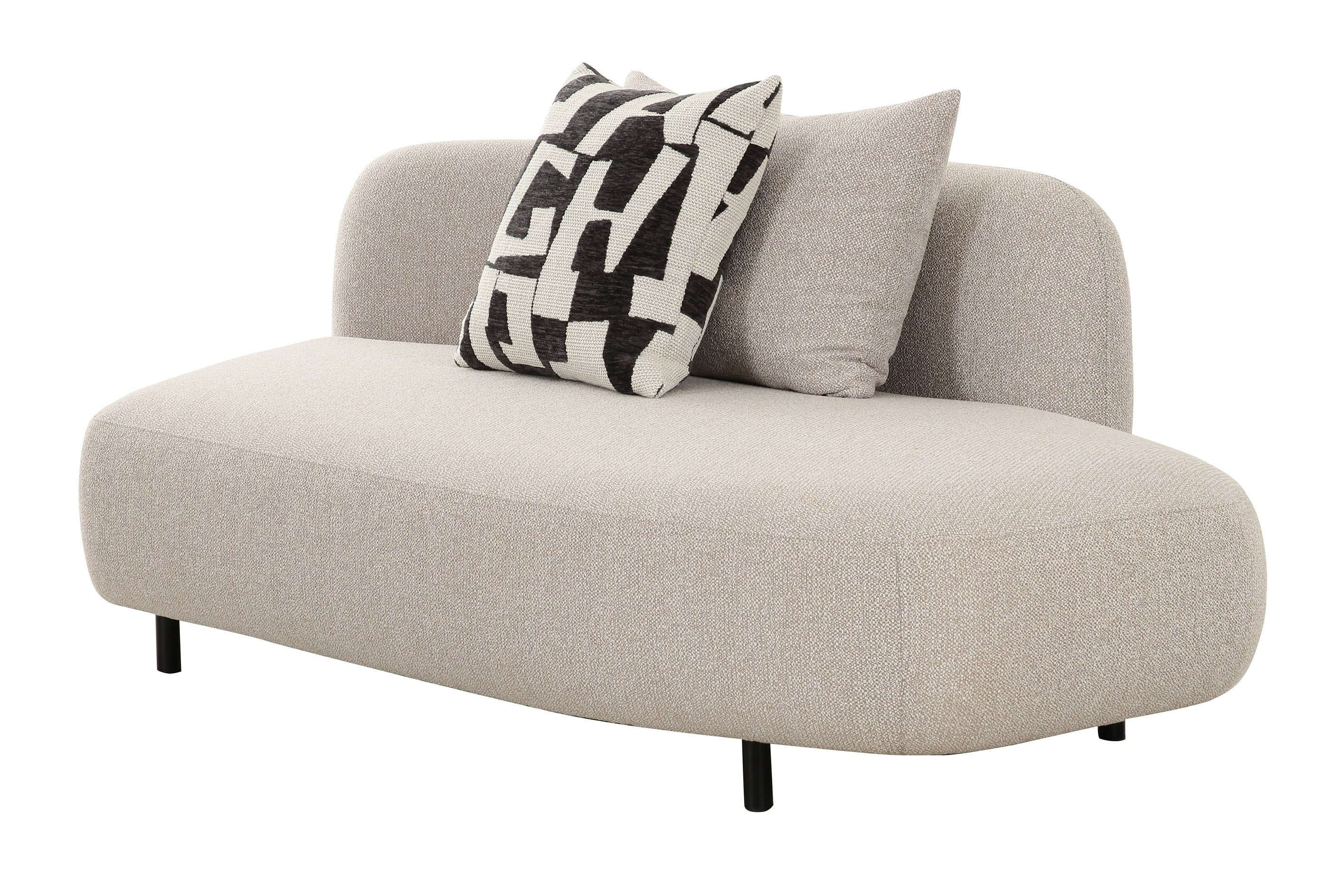 Marge - Contemporary Beige Sectional Sofa - image 4