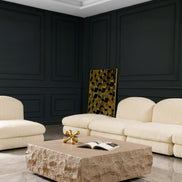 Quarry - Modern Beige Square Coffee Table - image 4