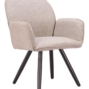 Sieve Swivel Dining Chair (Set of 2) Beige