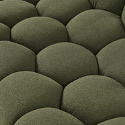 Yolonda - Modern Curved Green Fabric Sofa Set - image 5