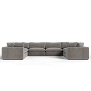 Vicki - Modern Grey Fabric Modular Sectional Sofa-8-Piece Sectional - image 4