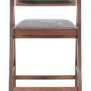 Delhi Counter Stool (Set of 2) Gray & Walnut