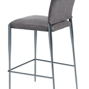Freesia Barstool (Set of 2) Charcoal Gray