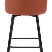 Keppel Swivel Barstool Brown