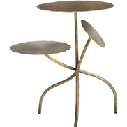 Mavro Accent Table Brass