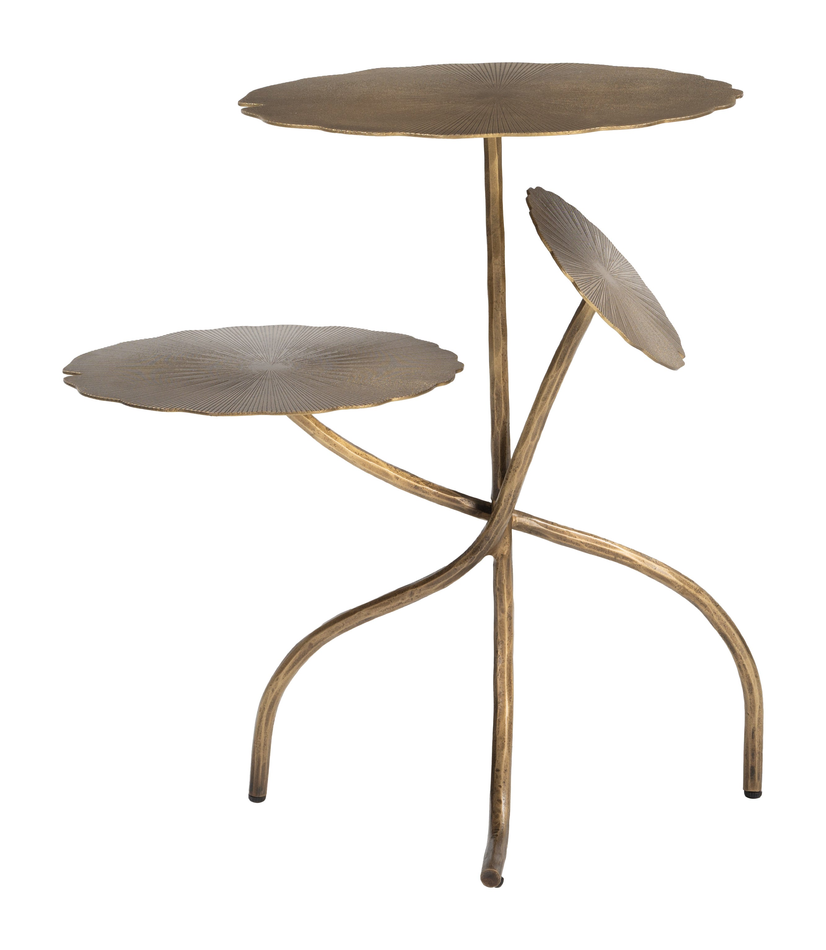 Mavro Accent Table Brass