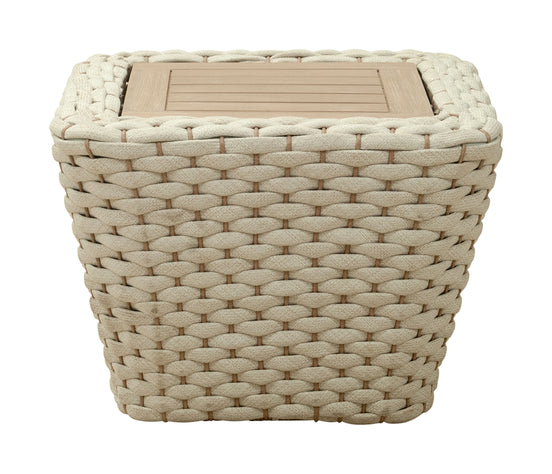 Antul Coffee Table White & Natural
