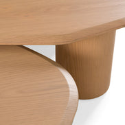 Seymour - Modern White Oak Coffee Table Set - image 5