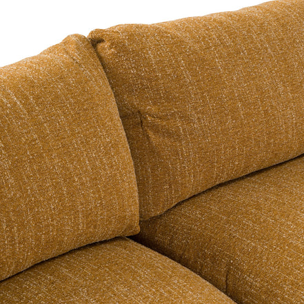 Kinsey - Modern Mustard Fabric Modular Sectional Sofa - image 2