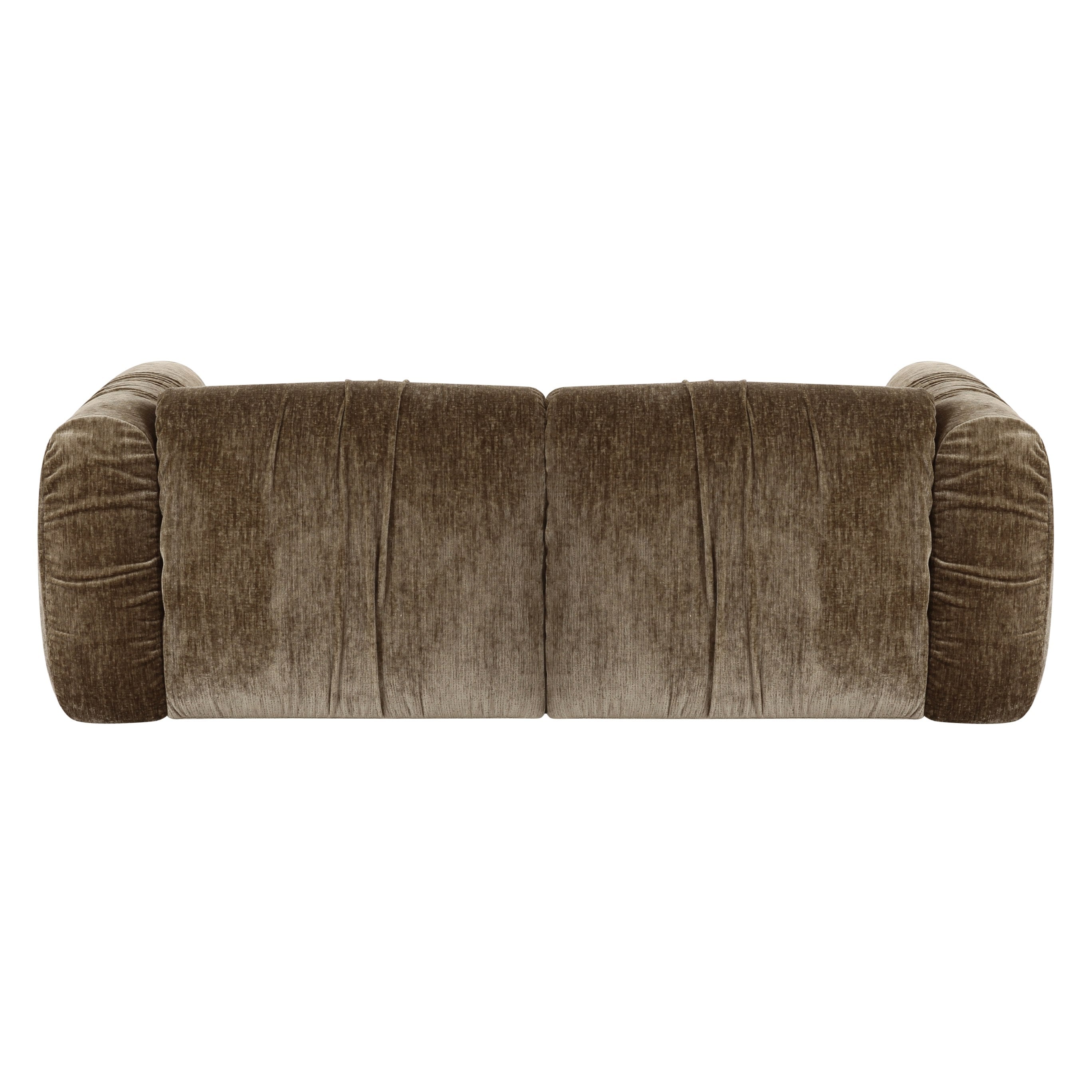 Siegal - Modern Olive Green Fabric Loveseat Sofa - image 3
