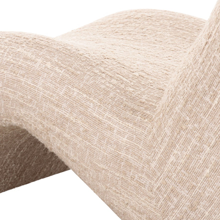 Spiro - Modern Beige Fabric Accent Chair - image 2