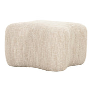 Spiro - Modern Beige Fabric Ottoman