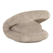 Tony - Modern Beige Fabric Swivel Accent Chair - image 2