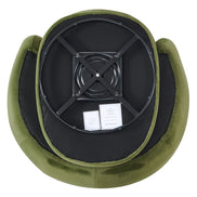 Andrew - Modern Green Fabric Swivel Accent Chair - image 4