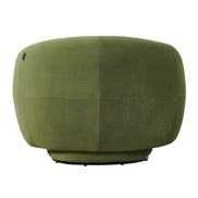 Andrew - Modern Green Fabric Swivel Accent Chair - image 3