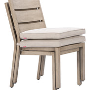 Reefline Armless Dining Chair (Set of 2) Gray
