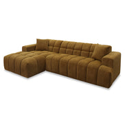 Shapiro - Modern Brown Fabric Sectional Sofa w/ Left Facing Chaise - image 2