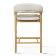 Truman - Mid-Century Modern Grey + Natural Oak Counter Chair (Set of 2) - image 2
