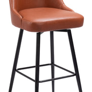 Keppel Swivel Barstool Brown