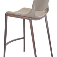 Ace Counter Stool (Set of 2) Brown & Walnut