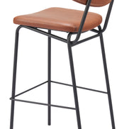 Charon Barstool (Set of 2) Vintage Brown