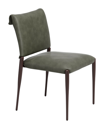 Freesia Dining Chair (Set of 2) Olive Green
