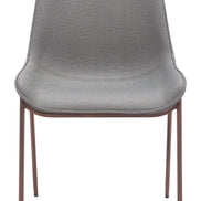 Magnus Dining Chair (Set of 2) Slate Gray & Walnut