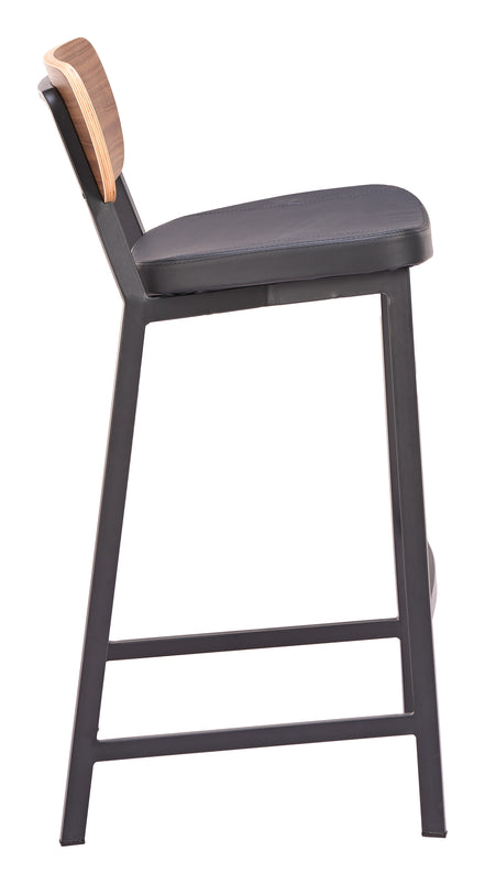 Ardenne Barstool (Set of 2) Black & Brown