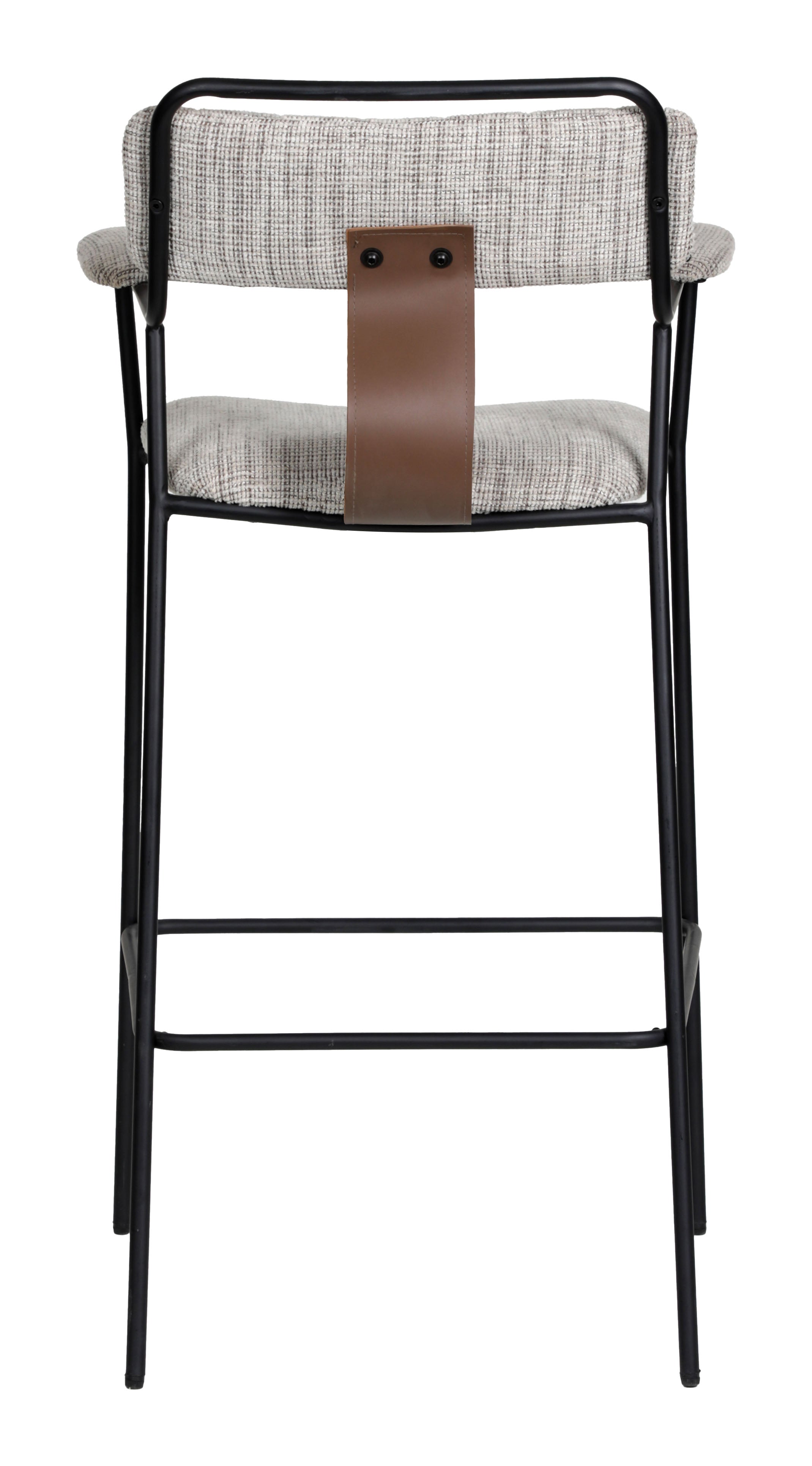 Couva Barstool (Set of 2) Gray Tweed