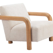 Subliem Accent Chair Cotton White
