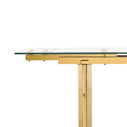 Nassim - Glam Glass Extendable Dining Table - image 5