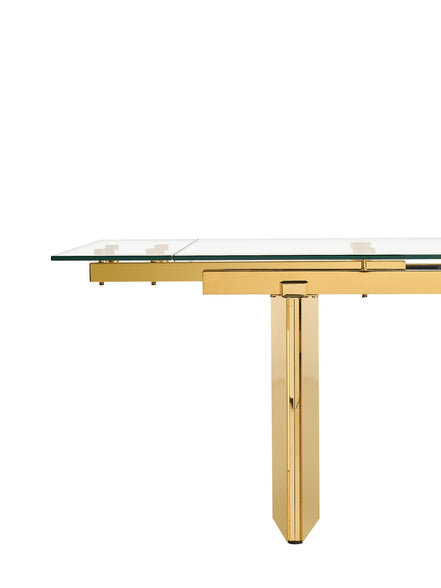 Nassim - Glam Glass Extendable Dining Table - image 5