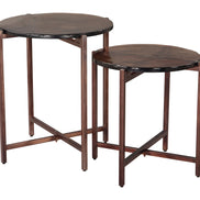 Gema Coffee Table Set (2-Piece) Bronze