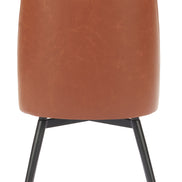 Keppel Swivel Dining Chair (Set of 2) Brown
