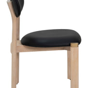 Rilou Dining Chair (Set of 2) Black & Natural
