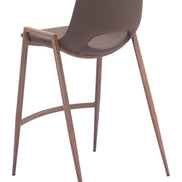 Desi Counter Stool (Set of 2) Brown & Walnut