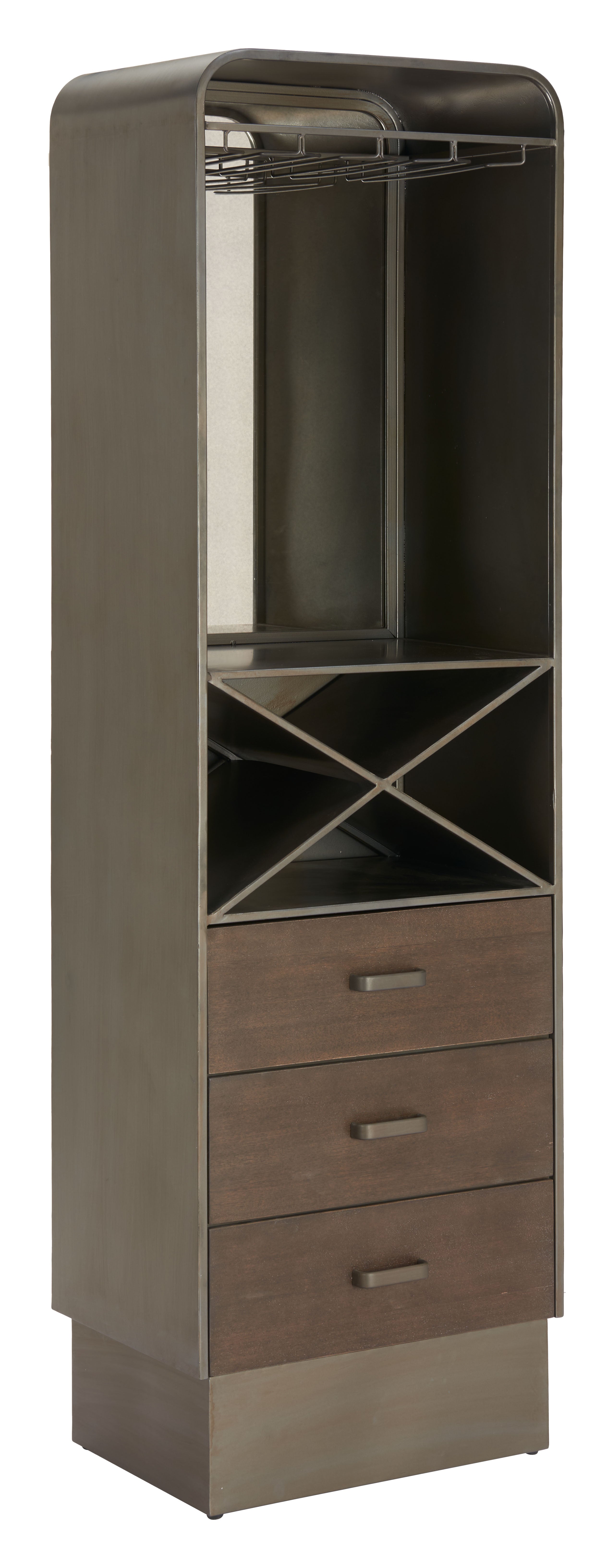 Hole Bar Cabinet Bronze