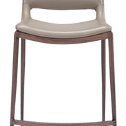 Ace Counter Stool (Set of 2) Brown & Walnut