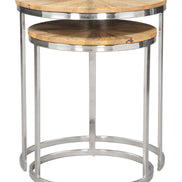 Bari Nesting Table Set (2-Piece) Natural
