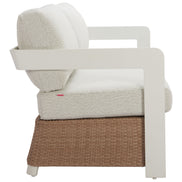 Gelo Sofa White & Brown