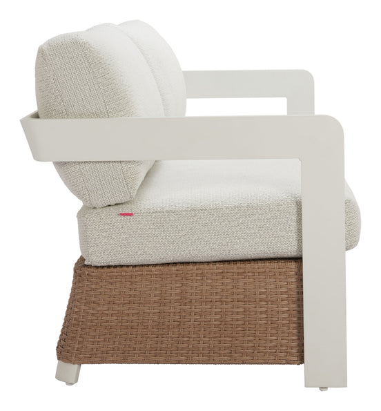 Gelo Sofa White & Brown